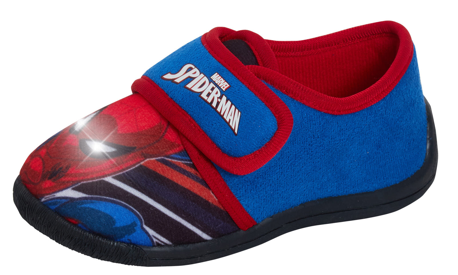 Boys Spiderman Slippers Kids Easy Fasten Non Slip Marvel Slipper House Shoes