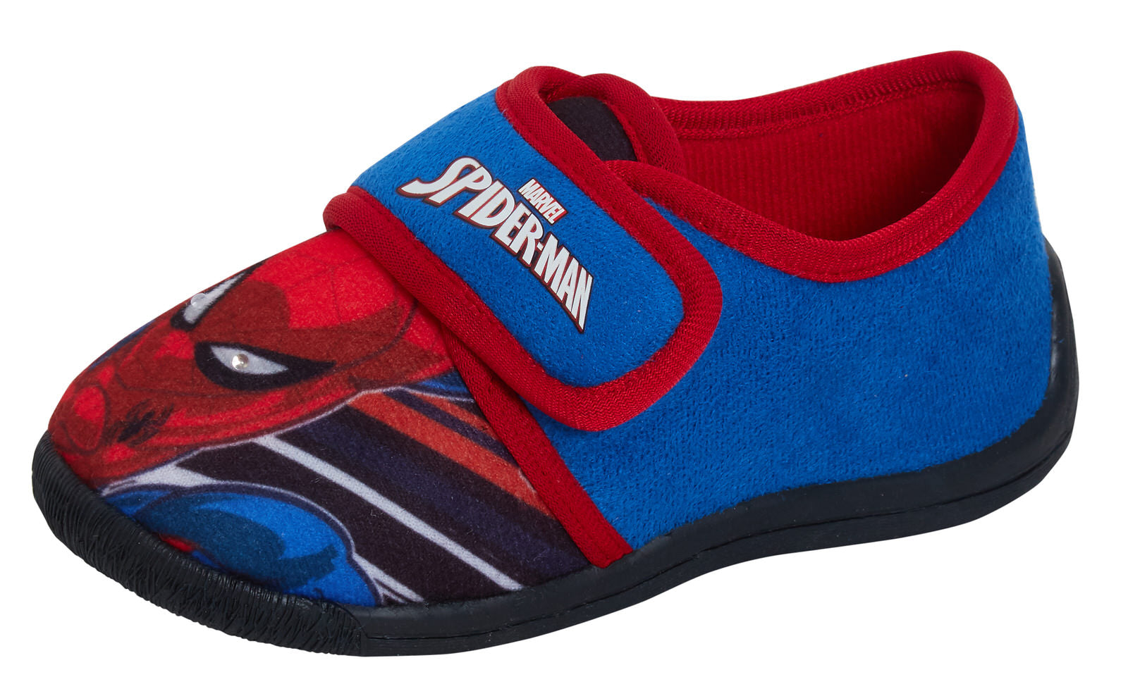 Boys Spiderman Slippers Kids Easy Fasten Non Slip Marvel Slipper House Shoes