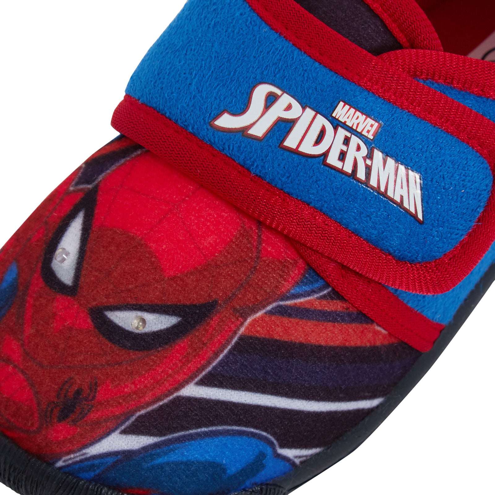 Boys Spiderman Slippers Kids Easy Fasten Non Slip Marvel Slipper House Shoes
