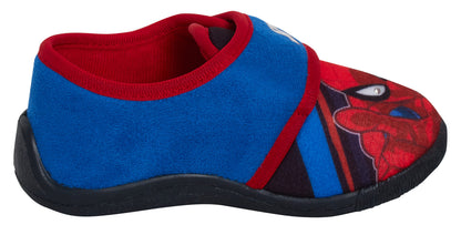 Boys Spiderman Slippers Kids Easy Fasten Non Slip Marvel Slipper House Shoes