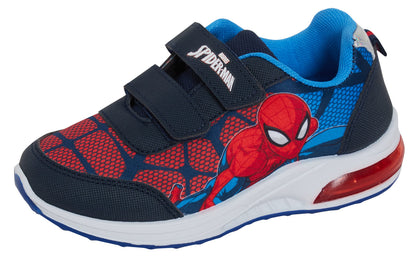 Boys Spiderman Light Up Trainers Kids Marvel Flashing Light Running Sports Shoes