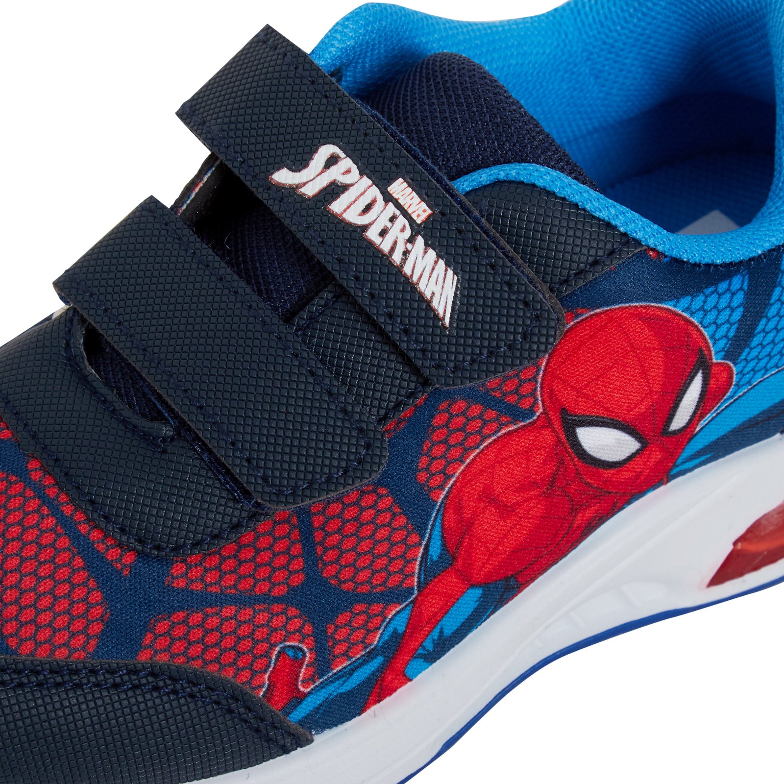 Boys Spiderman Light Up Trainers Kids Marvel Flashing Light Running Sports Shoes