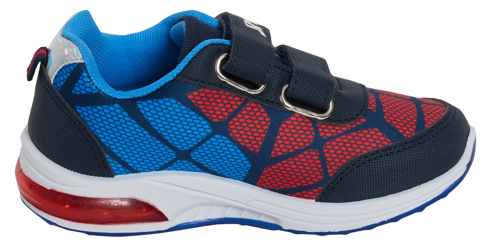 Boys Spiderman Light Up Trainers Kids Marvel Flashing Light Running Sports Shoes