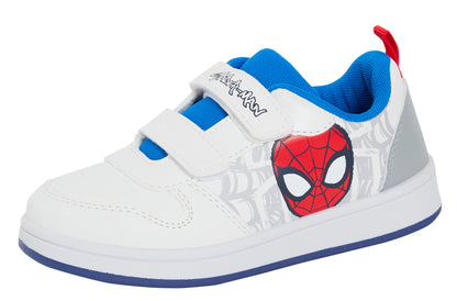Boys Spiderman Trainers Kids Marvel Lightweight Easy Fasten Sports Skate Shoes