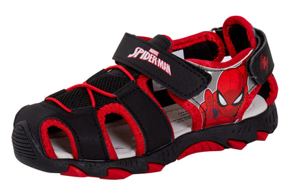 Spiderman Sandals for Kids Marvel Closed Toe Sports Sandals Walking Summer Shoes