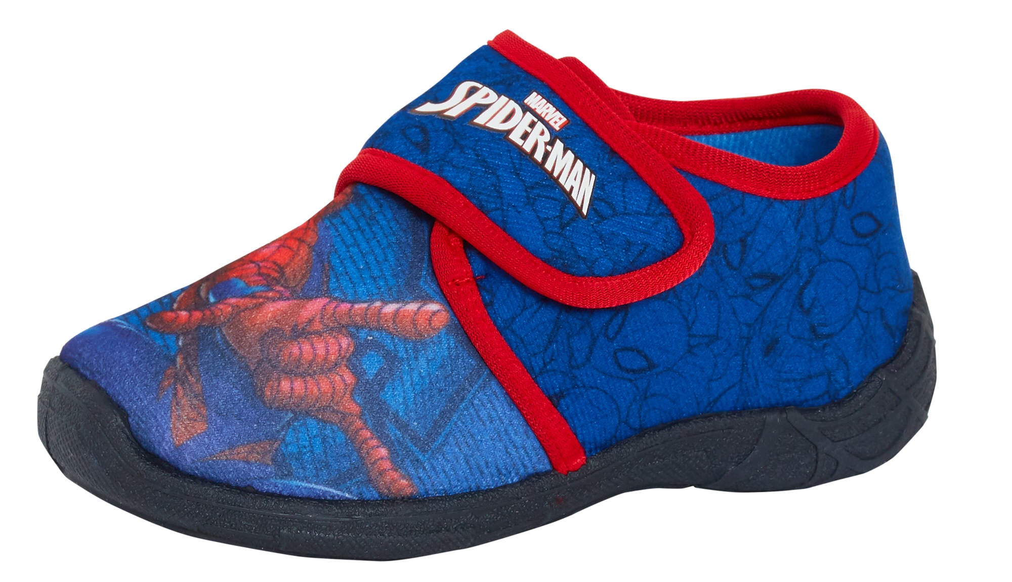 Spiderman Boys Slippers Kids Marvel Easy Fasten Slipper Booties House Shoes Gift