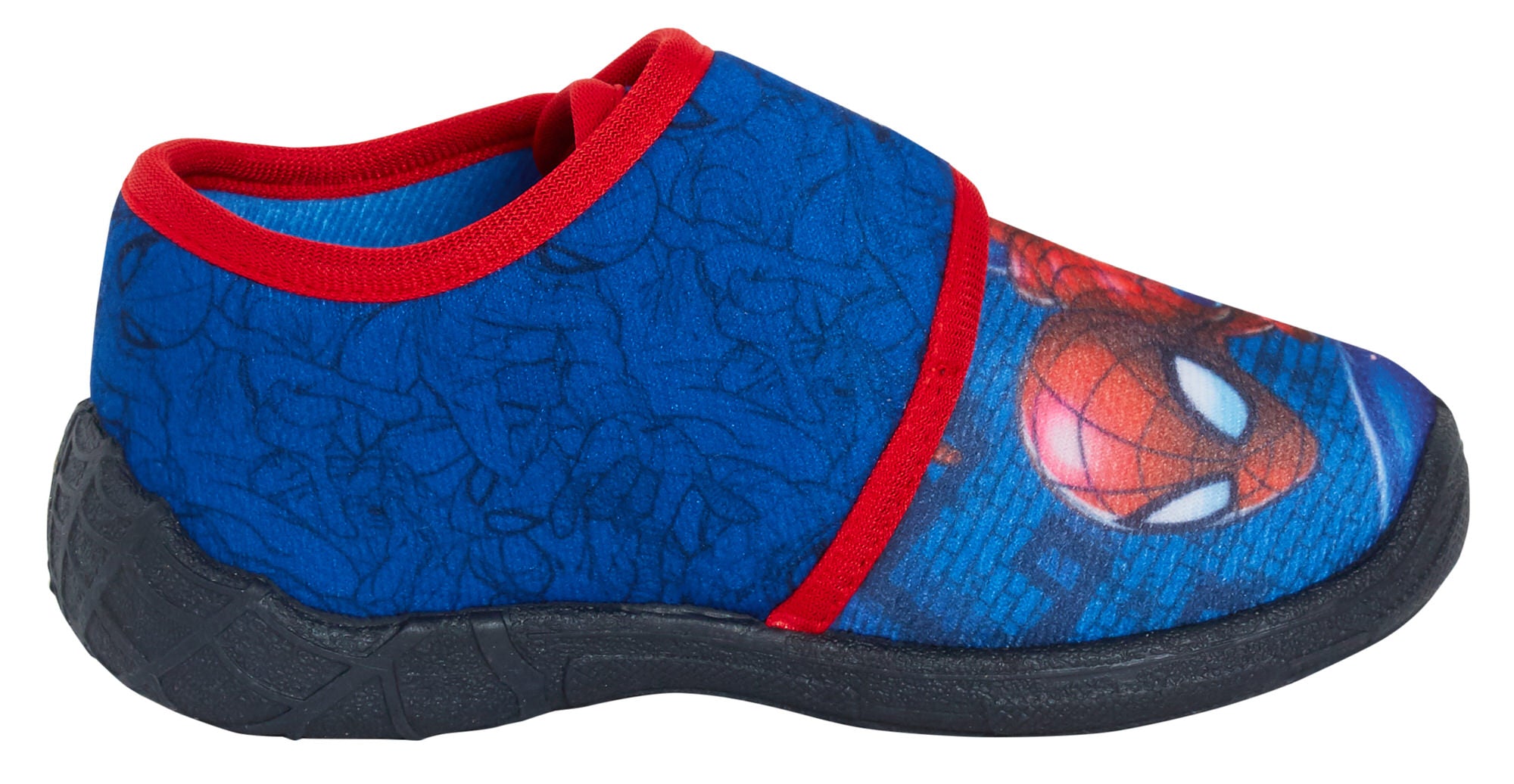 Spiderman Boys Slippers Kids Marvel Easy Fasten Slipper Booties House Shoes Gift