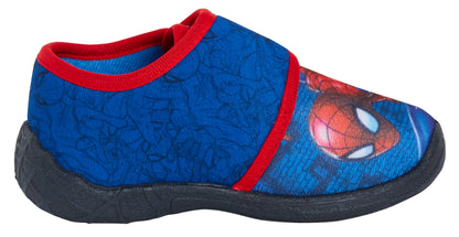 Spiderman Boys Slippers Kids Marvel Easy Fasten Slipper Booties House Shoes Gift
