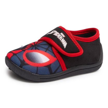 Boys Spiderman Slippers Kids Easy Fasten Non Slip Marvel Slipper House Shoes
