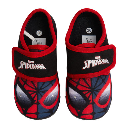 Boys Spiderman Slippers Kids Easy Fasten Non Slip Marvel Slipper House Shoes