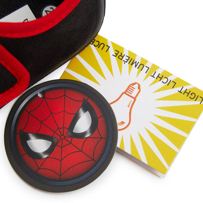 Boys Spiderman Slippers Kids Easy Fasten Non Slip Marvel Slipper House Shoes