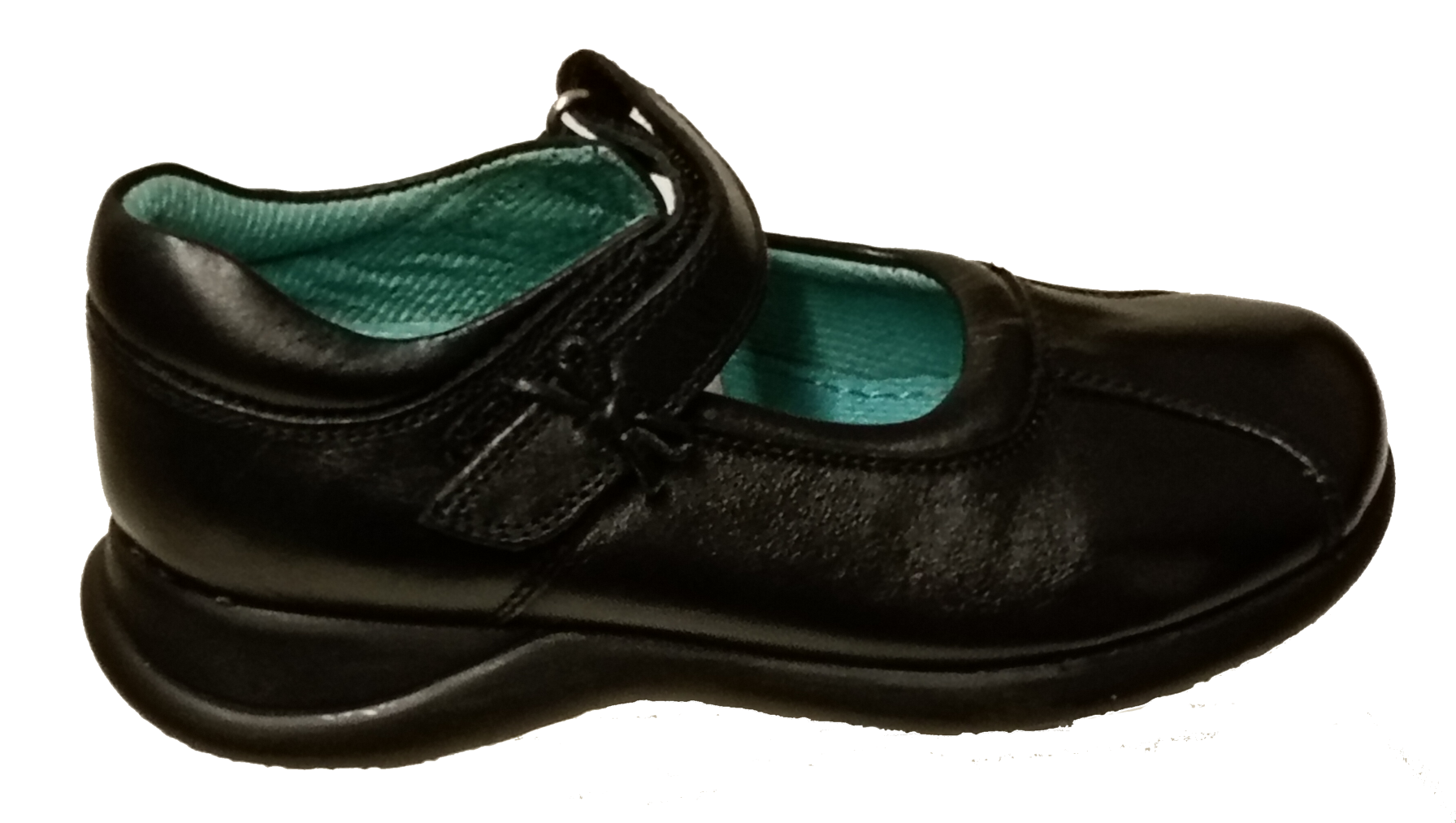 Girls Bluey School Shoes Bingo Easy Fasten Mary Jane Black Patent Party Shoes