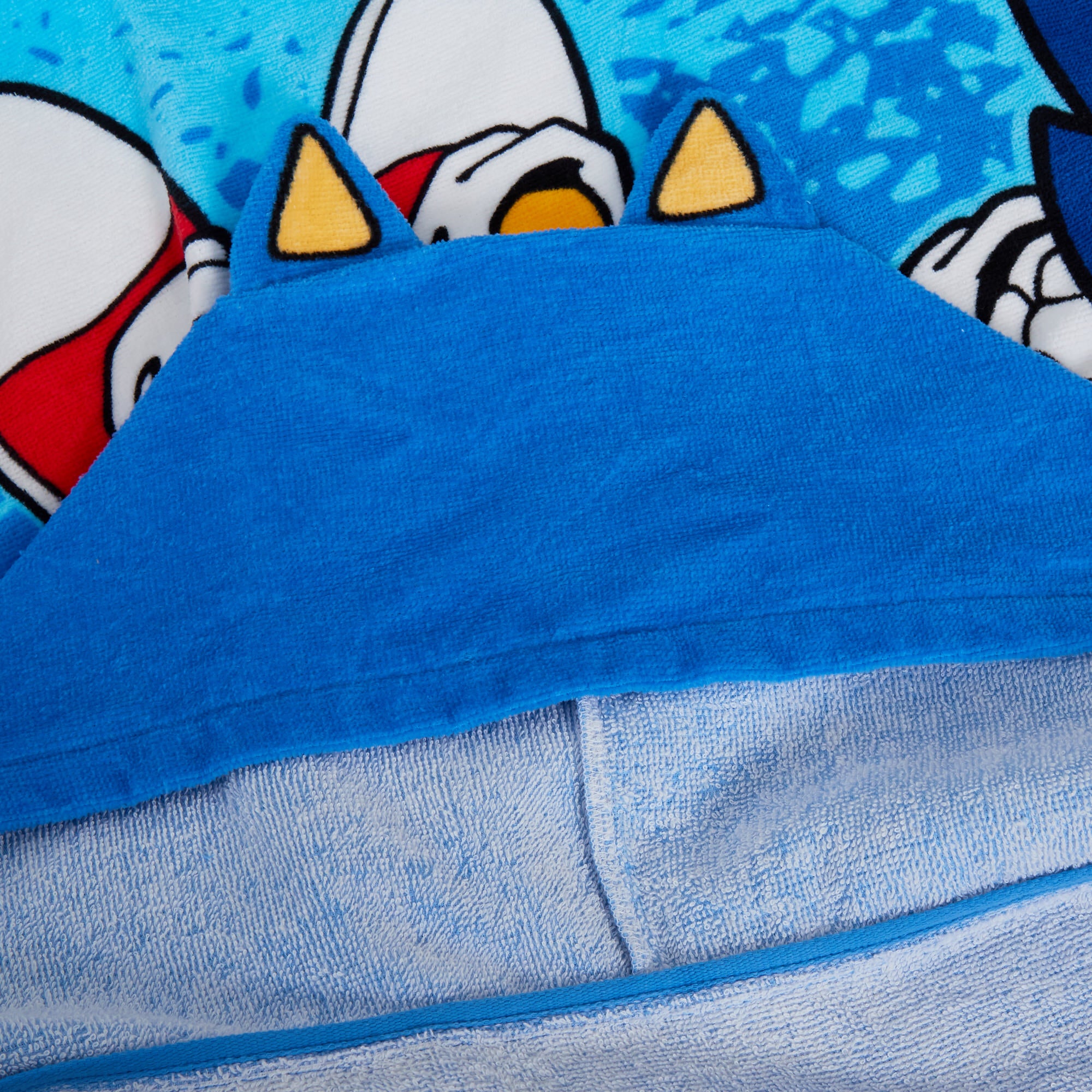 Sonic The Hedgehog Hooded Towel Kids Poncho Beachtowel Bath Towel Swimming Wrap