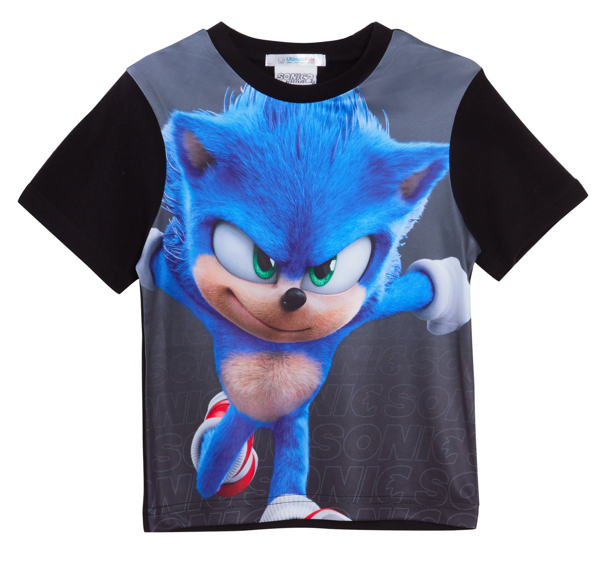 Boys 3 Pack Sonic The Hedgehog T-Shirts Kids Sega Tails Dress Up Tops Gamer Tees
