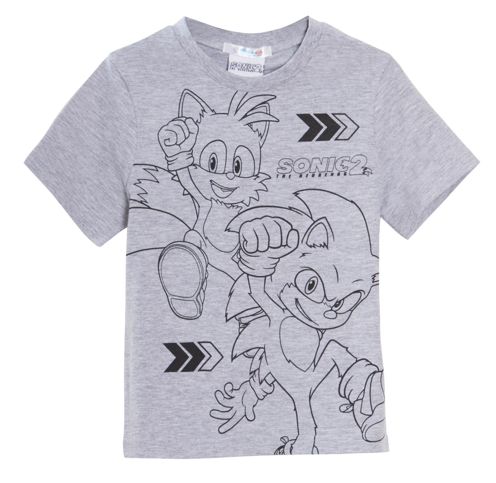 Boys 3 Pack Sonic The Hedgehog T-Shirts Kids Sega Tails Dress Up Tops Gamer Tees