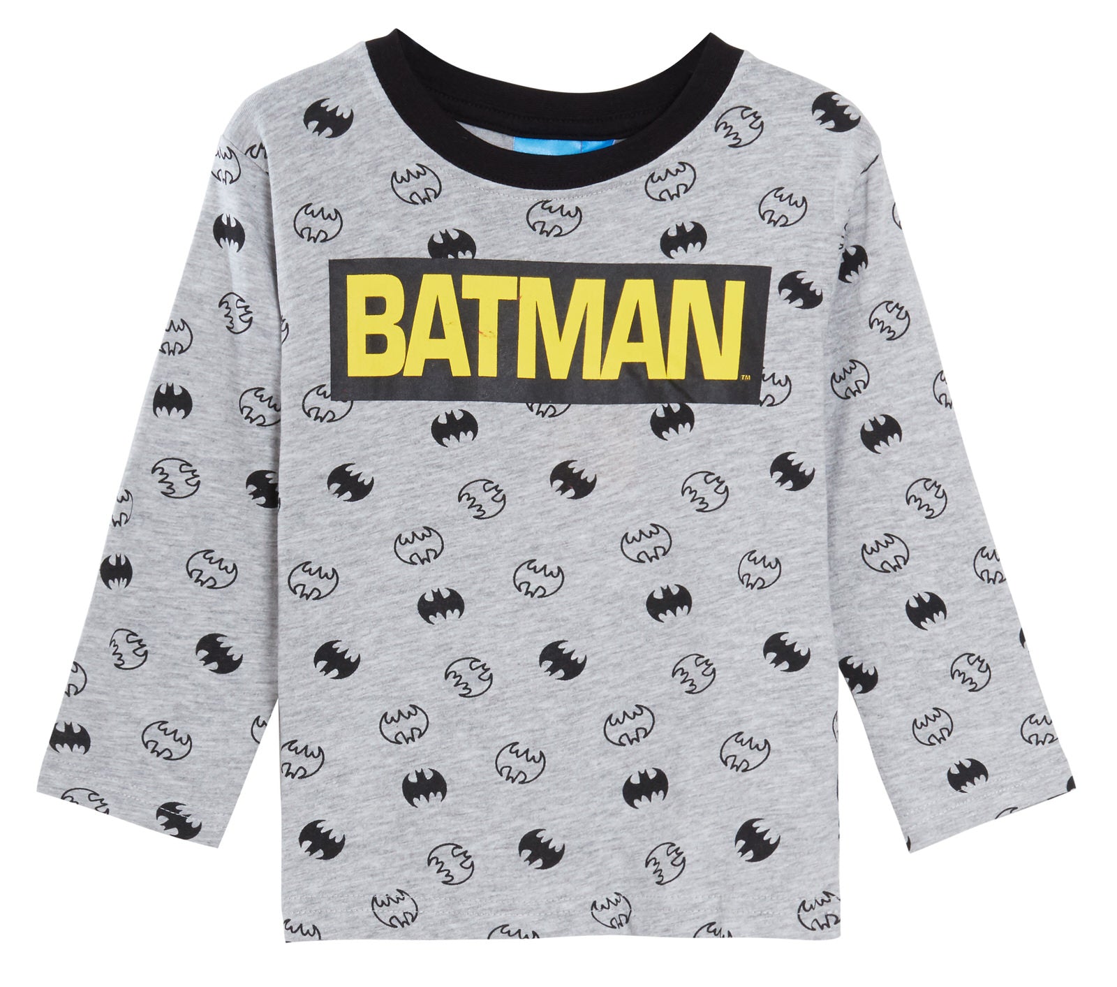 Boys Batman Pyjamas Kids DC Comics Full Length Lounge Pants + T-shirt Pjs Set