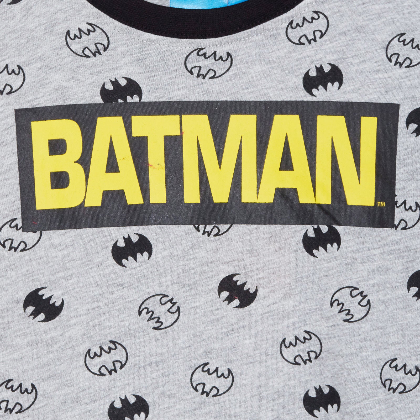Boys Batman Pyjamas Kids DC Comics Full Length Lounge Pants + T-shirt Pjs Set