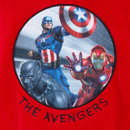 Boys Marvel Avengers Fleece Pyjamas Kids Twosie Pjs Sweater + Lounge Pants Set