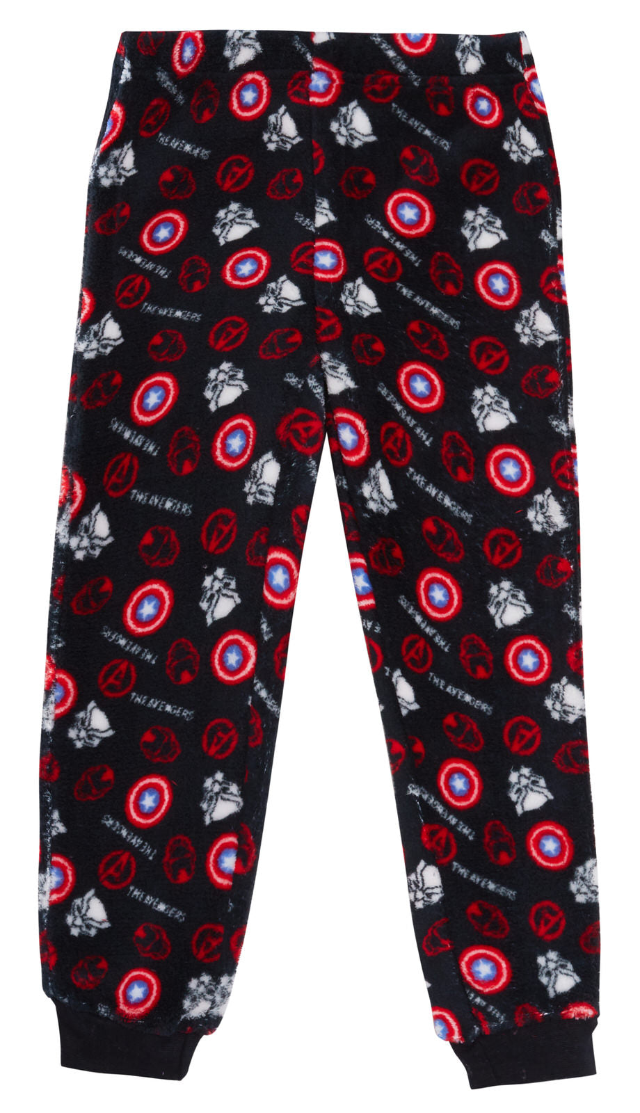 Boys Marvel Avengers Fleece Pyjamas Kids Twosie Pjs Sweater + Lounge Pants Set