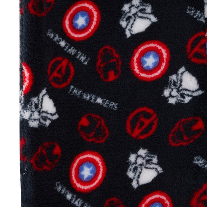 Boys Marvel Avengers Fleece Pyjamas Kids Twosie Pjs Sweater + Lounge Pants Set