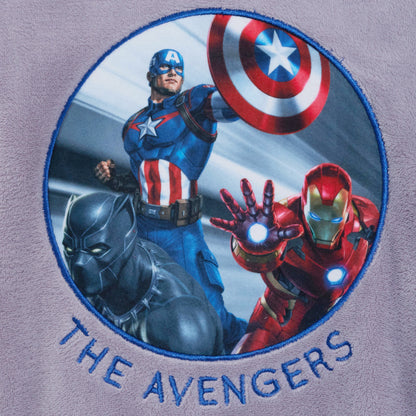 Boys Marvel Avengers Fleece Pyjamas Kids Twosie Pjs Sweater + Lounge Pants Set