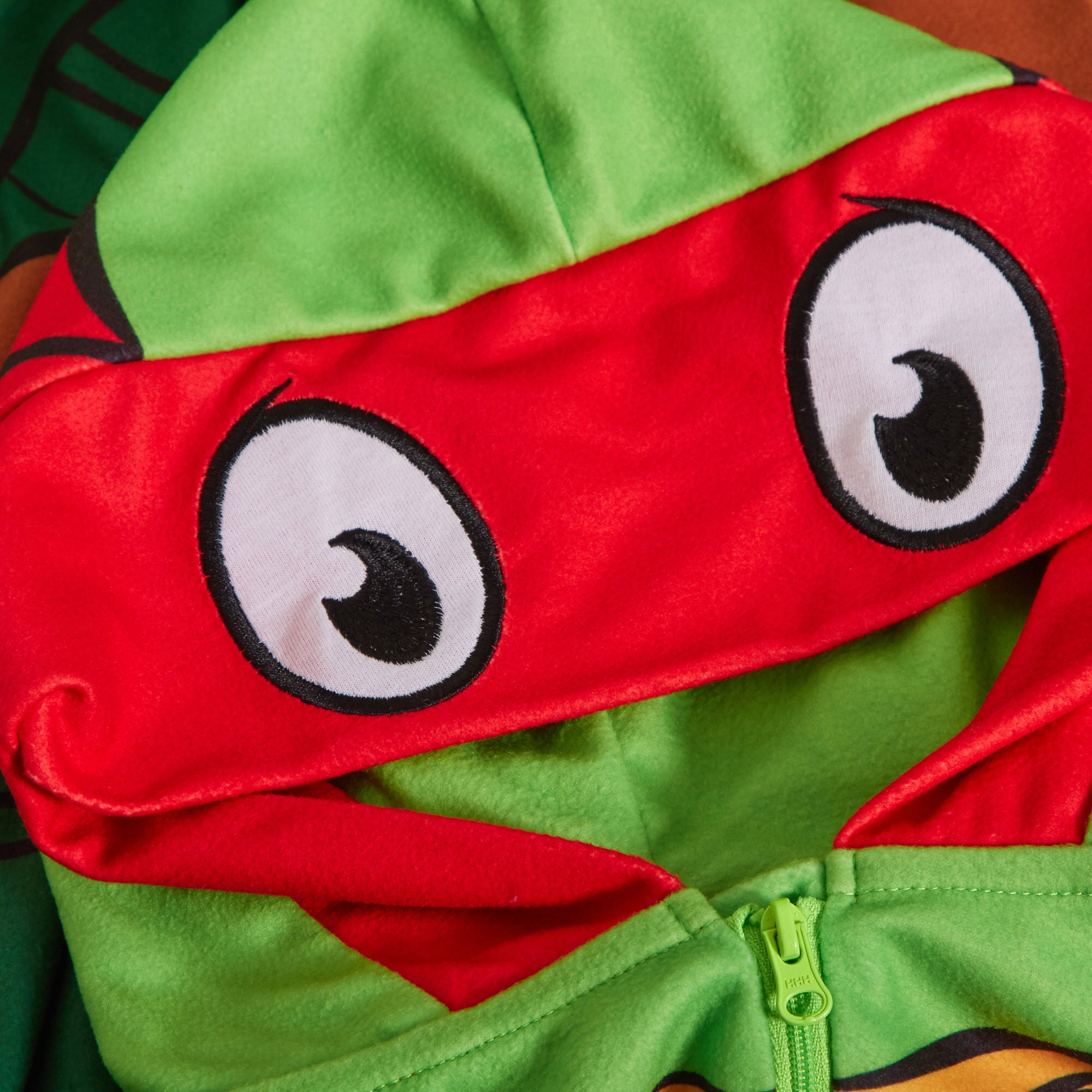 Boys Teenage Mutant Ninja Turtles Dress Up All In One Raphael Fleece Pjs Pyjamas