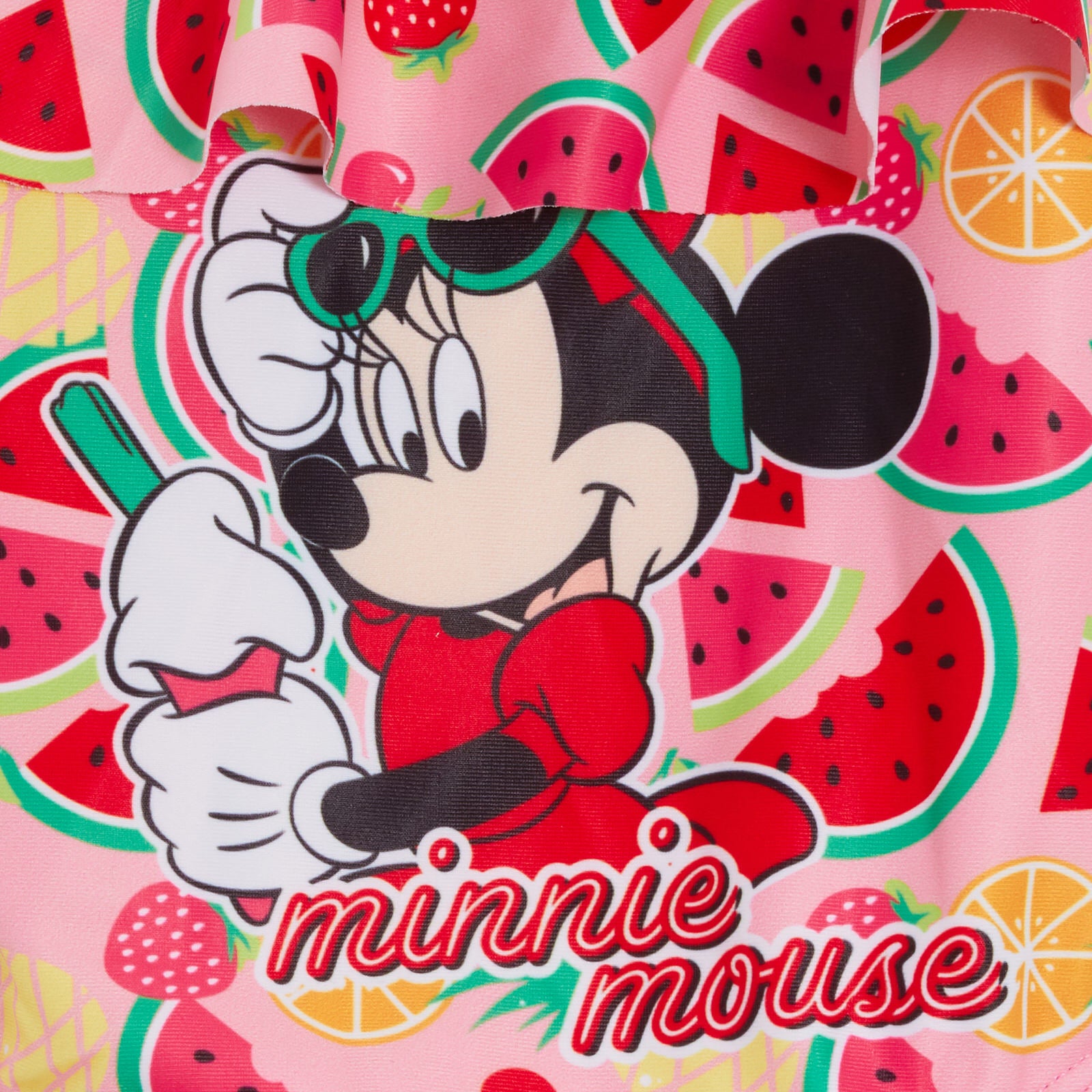 Baby Girls Minnie Mouse Swimming Costume Kids Disney One Piece Swimsuit Swimwear