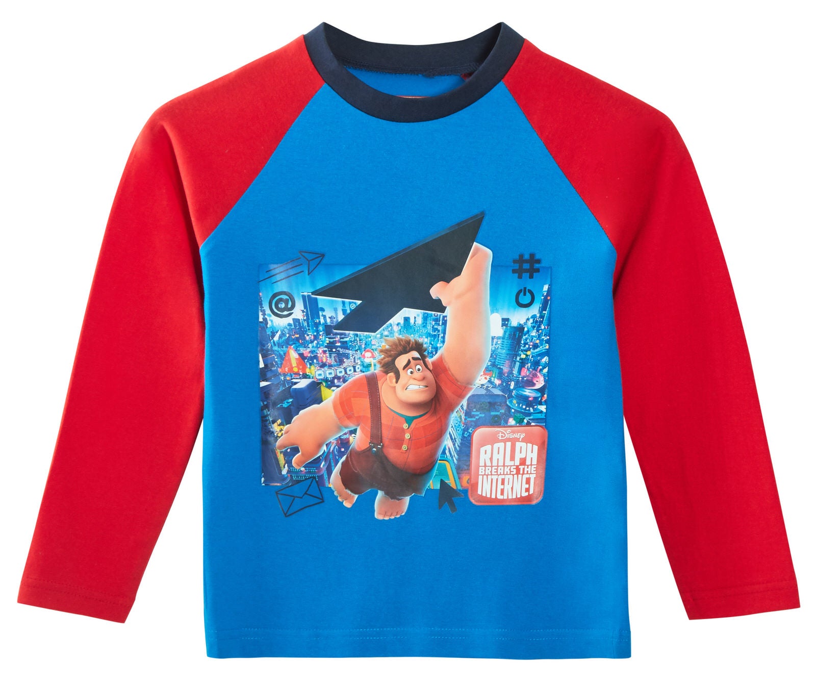 Wreck It Ralph 2 Pyjamas Boys Long Pjs Set Kids 2 Piece Character Nightwear Gift