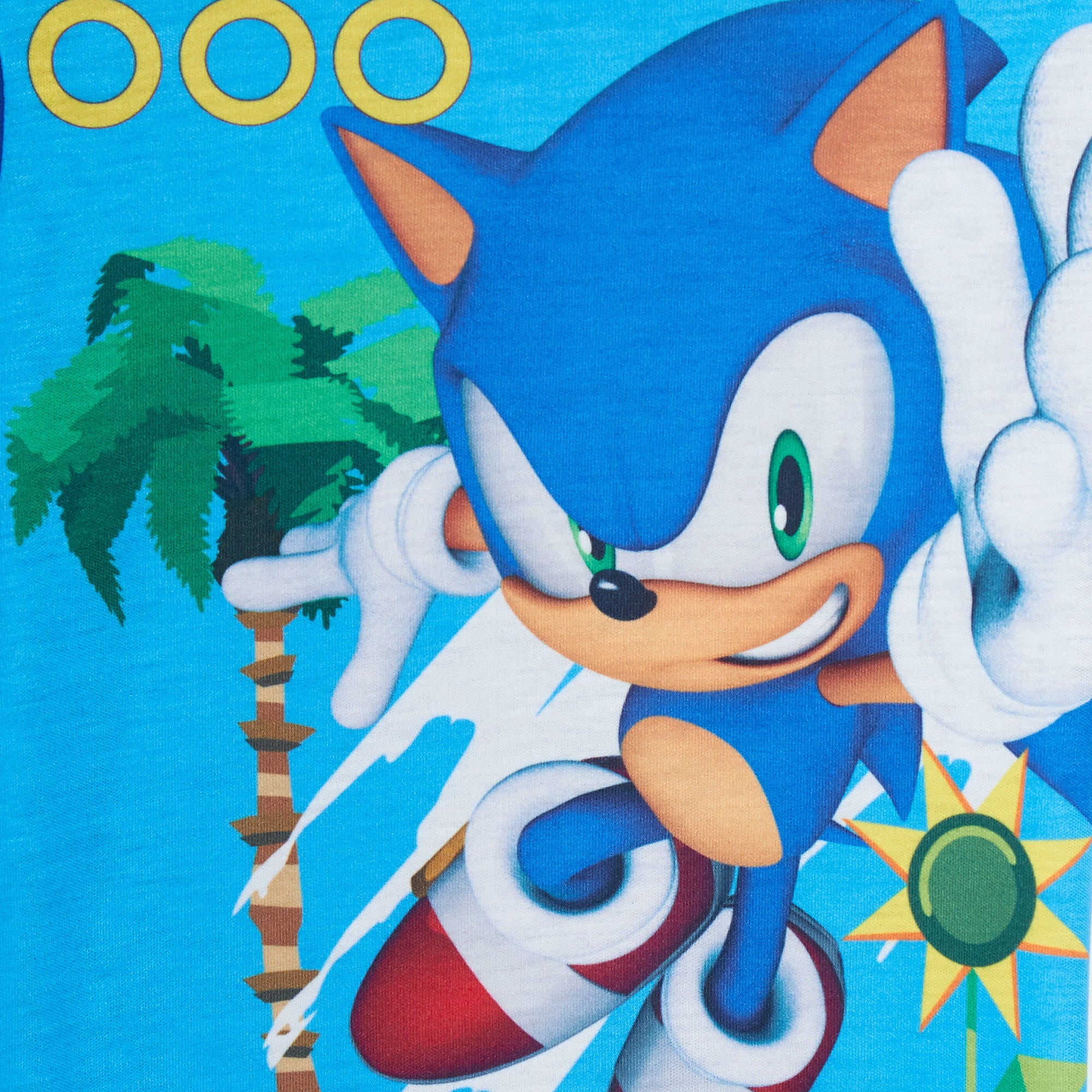 Boys 3 Pack Sonic The Hedgehog T-Shirts Kids Tails Knuckles Dress Up Gamer Tops