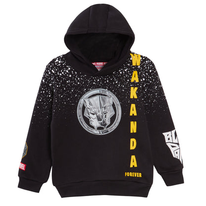 Marvel Black Panther Hoodie Kids Wakanda Hooded Fleece Top Fleece Sweatshirt