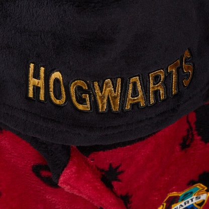 Harry Potter Dressing Gown For Kids Hogwarts Boys Girls Hooded Bath Robe Gift