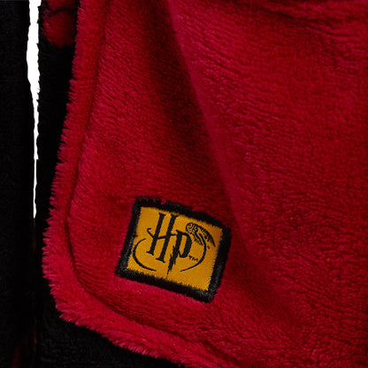 Harry Potter Dressing Gown For Kids Hogwarts Boys Girls Hooded Bath Robe Gift