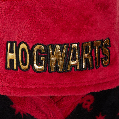 Harry Potter Dressing Gown For Kids Hogwarts Boys Girls Hooded Bath Robe Gift