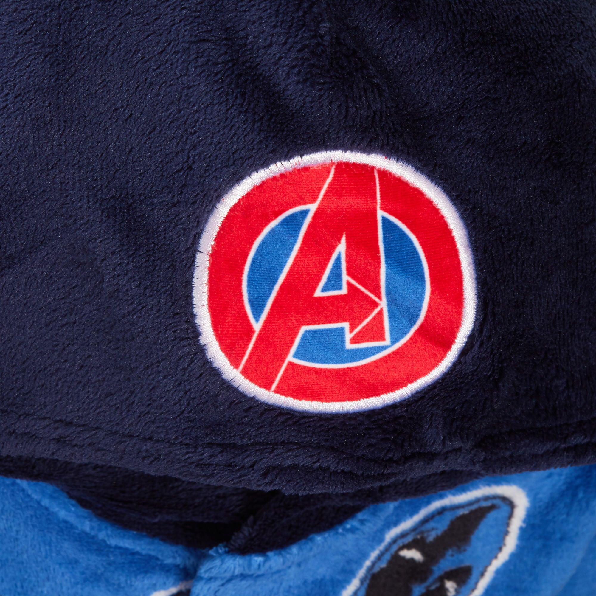 Avengers Dressing Gown For Boys Marvel Super Hero Kids Dress Up Hooded Bath Robe