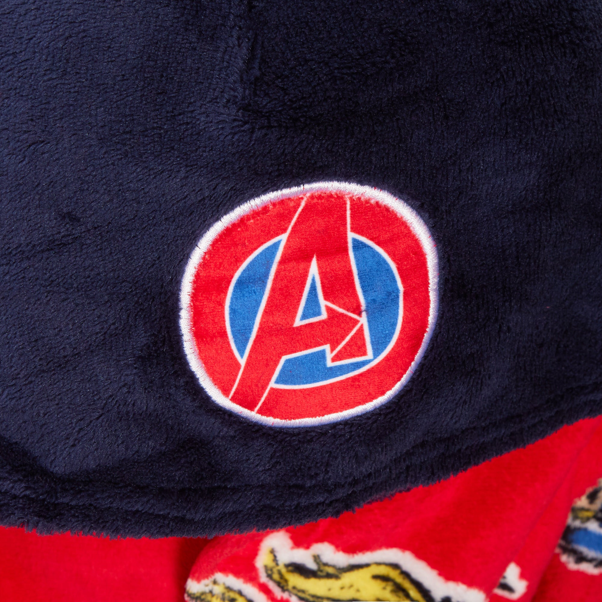 Avengers Dressing Gown For Boys Marvel Super Hero Kids Dress Up Hooded Bath Robe
