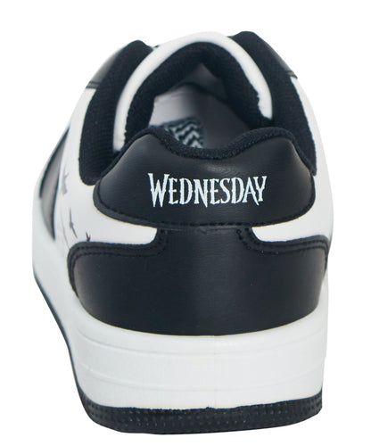 Womens Teen Girls Wednesday Trainers Adams Family Lace Up Sports Skate Shoes