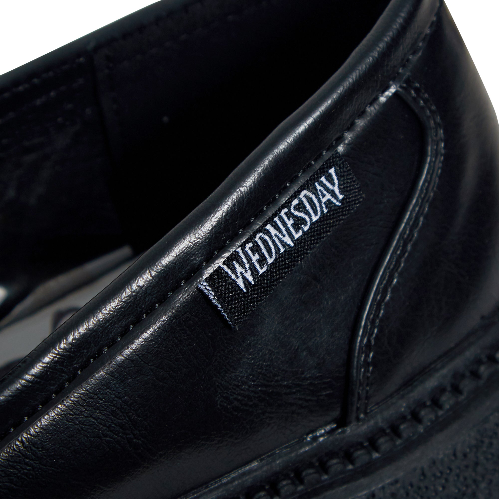 Girls Wednesday Adams School Shoes Kids Chunky Sole Black Shoes Womens Loafers