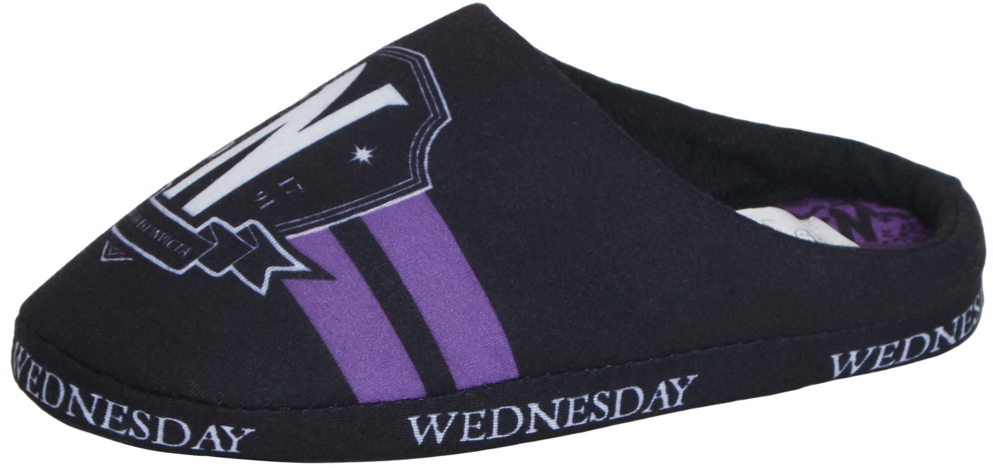 Wednesday Slippers Girls Mules Fleece Mule Slipper Teens Nevermore House Shoes