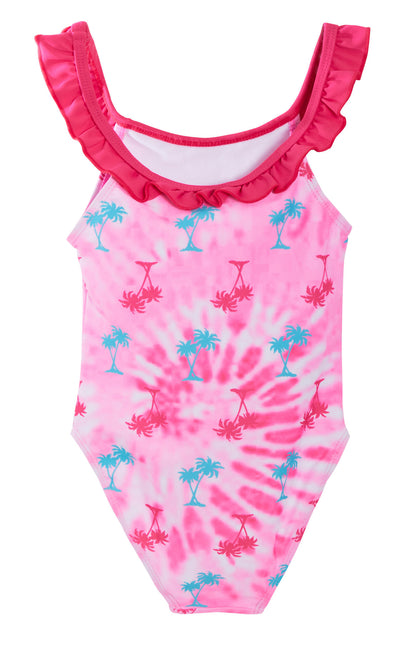 Girls Minnie Mouse Swimming Costume Kids Disney One Piece Swimsuit Swimwear