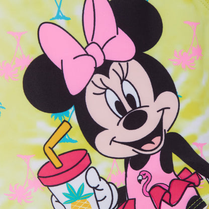 Girls Minnie Mouse Swimming Costume Kids Disney One Piece Swimsuit Swimwear
