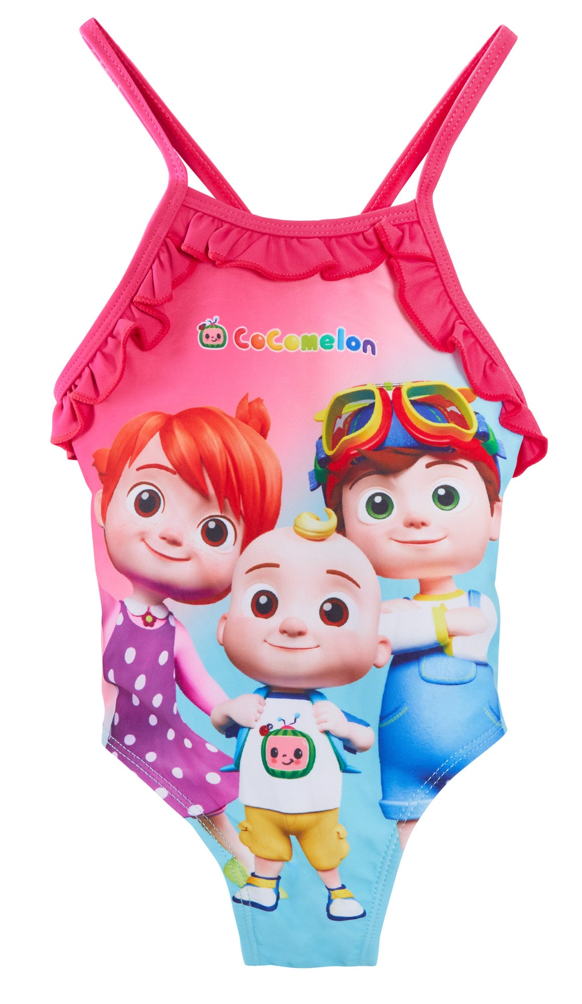 Girls Cocomelon Swimming Costume Toddlers Baby One Piece Swimsuit JJ Swim Suit