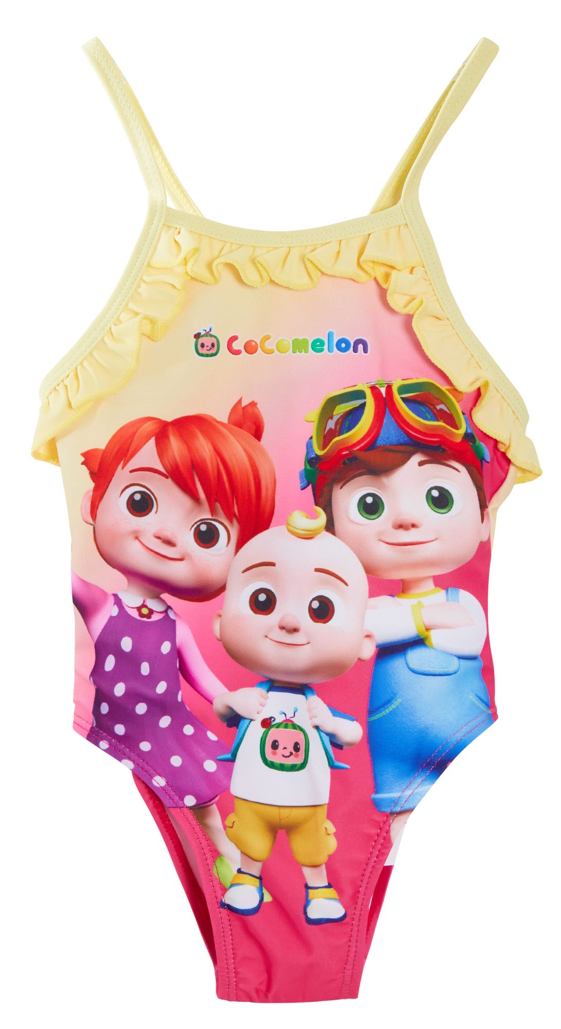 Girls Cocomelon Swimming Costume Toddlers Baby One Piece Swimsuit JJ Swim Suit