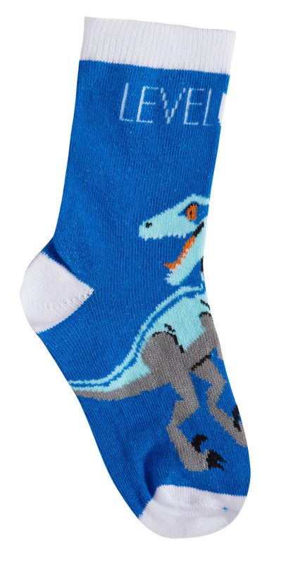 Boys Jurassic World 3 Pack Socks Kids Dinosaur Multipack Ankle Socks For Kids