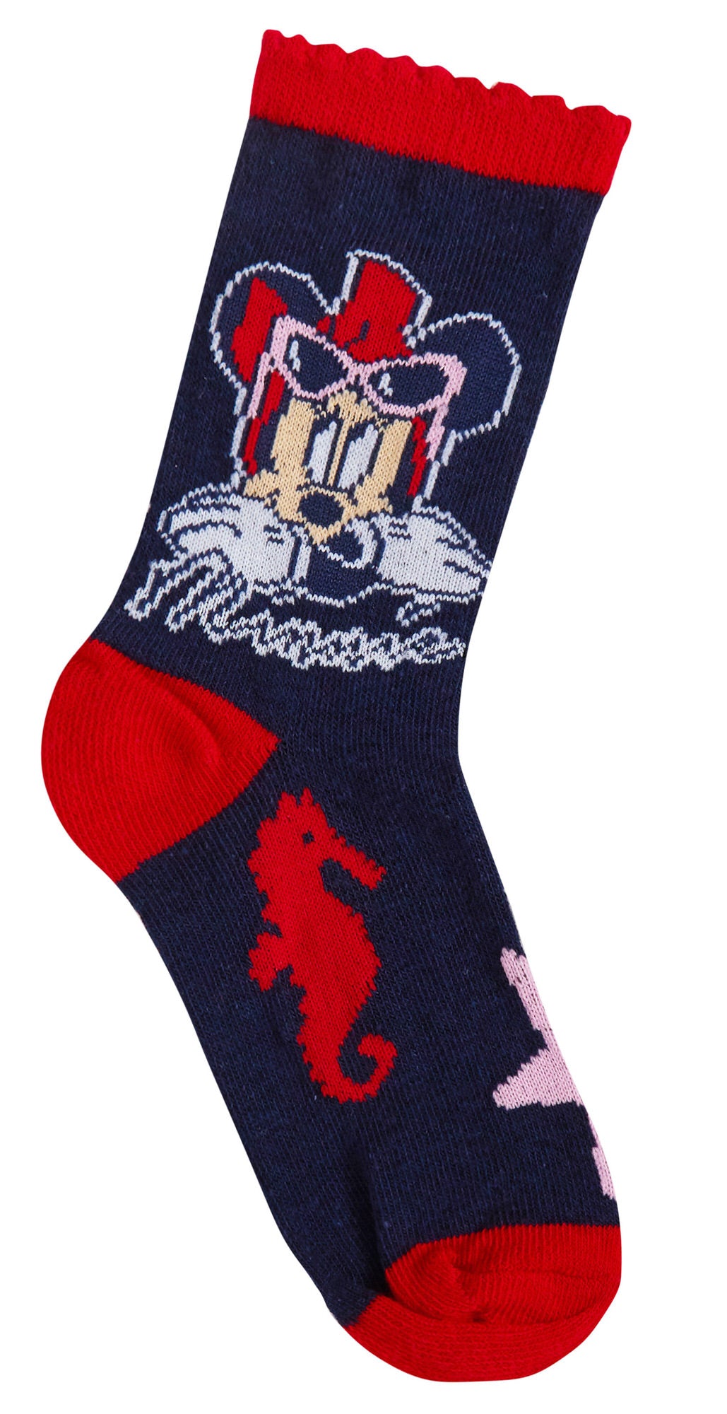 Minnie Mouse 3 Pack Socks Kids Disney Classics Multipack Ankle Socks Kids Gift