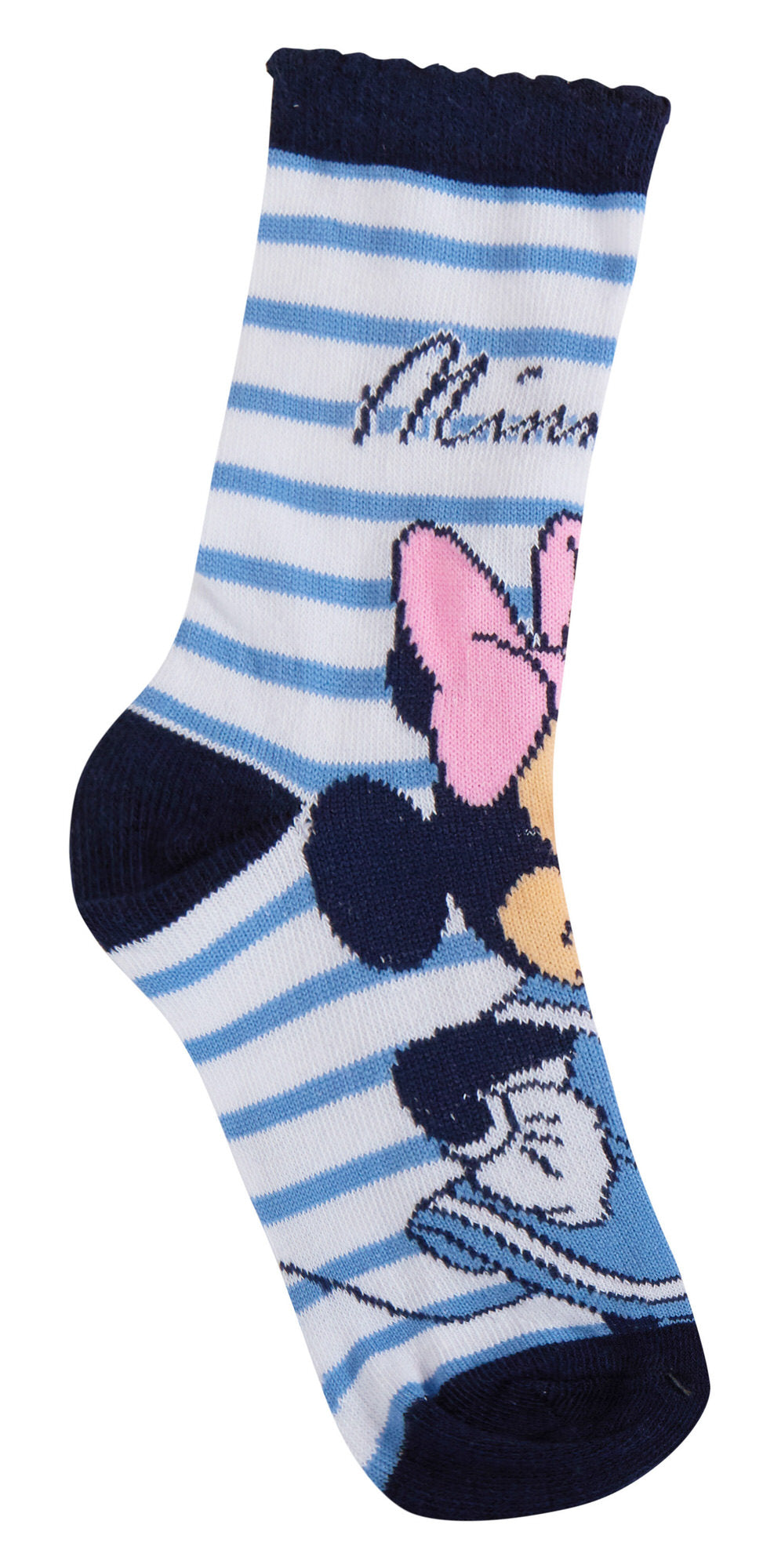 Minnie Mouse 3 Pack Socks Kids Disney Classics Multipack Ankle Socks Kids Gift