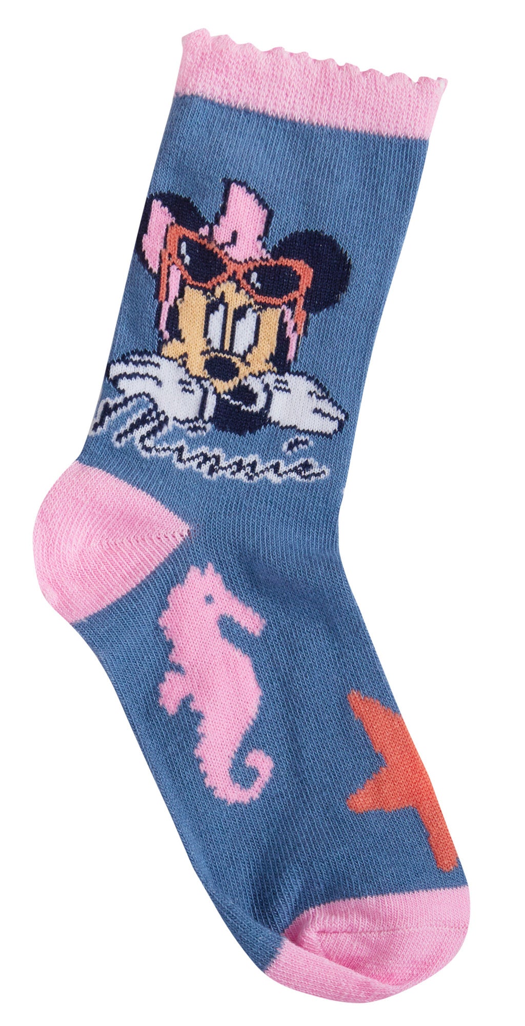 Minnie Mouse 3 Pack Socks Kids Disney Classics Multipack Ankle Socks Kids Gift