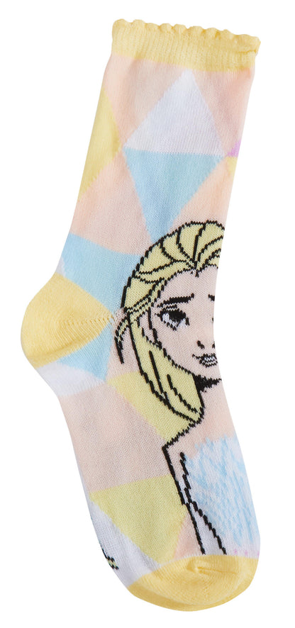 Girls Disney Frozen 3 Pack Socks Kids Elsa Multipack Ankle Socks For Kids Gift