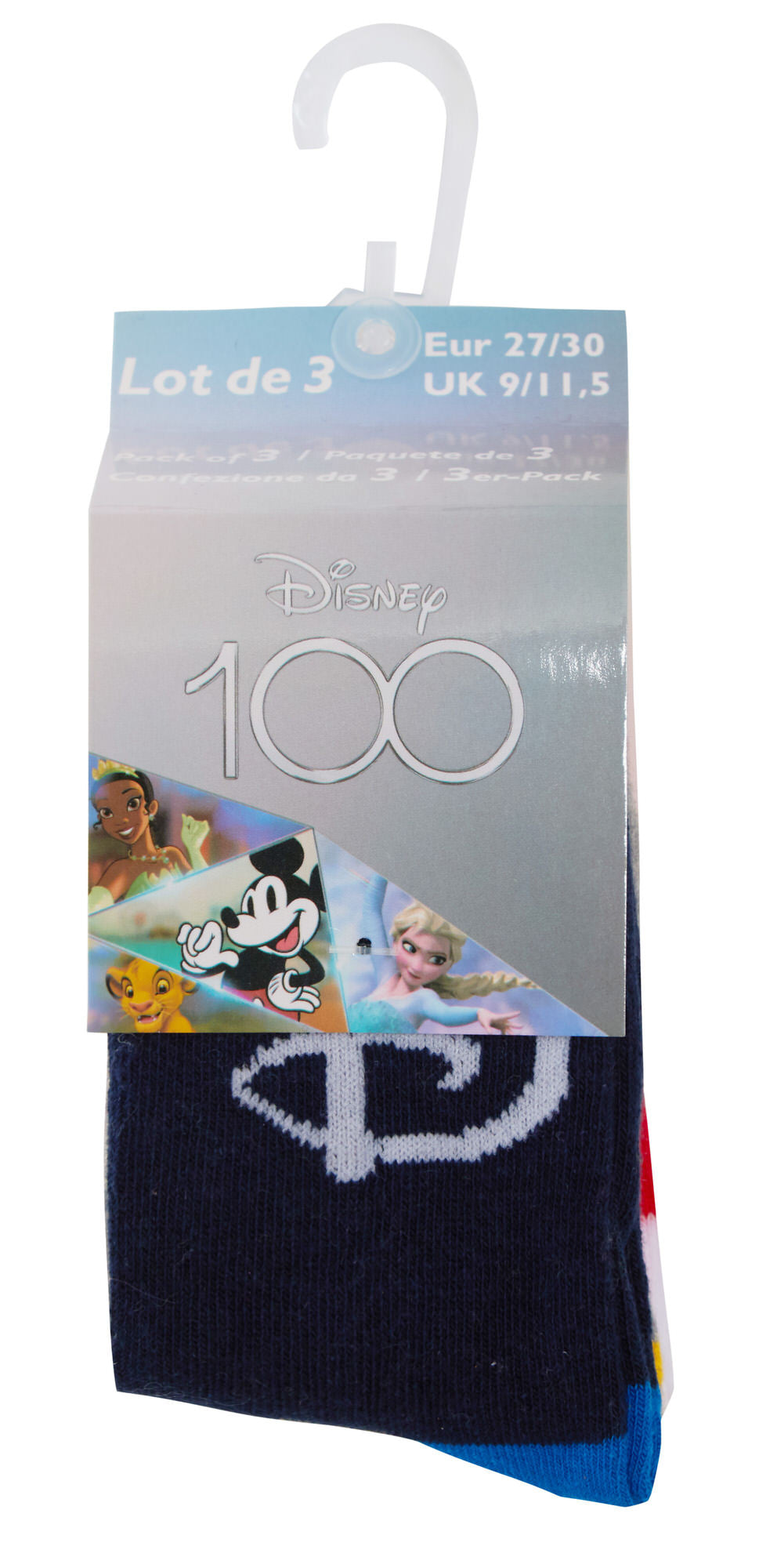 Boys Disney 3 Pack Socks Kids Mickey Mouse Multipack Ankle Socks 3 Pairs School