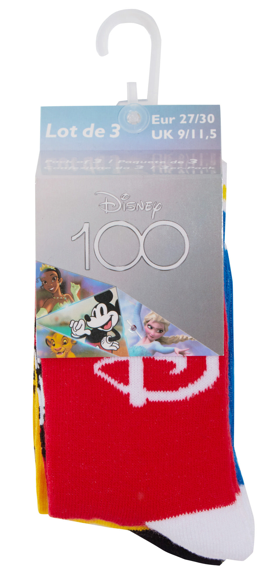 Boys Disney 3 Pack Socks Kids Mickey Mouse Multipack Ankle Socks 3 Pairs School