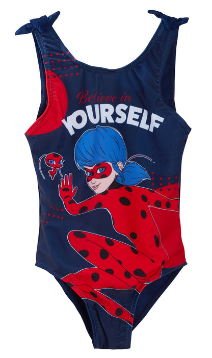 Girls Miraculous Ladybug Swimming Costume Kids One Piece Swimsuit Girls Swimwear